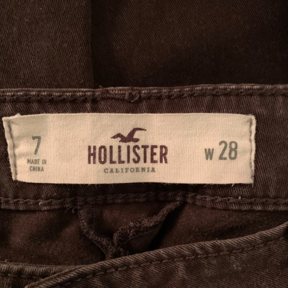 Hollister Women Skinny Stretch Jeans Brown Size 7 W 28 - Picture 9 of 11